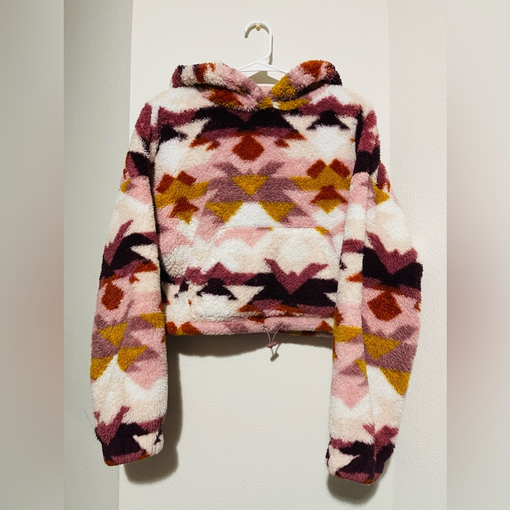 Aeropostale Tribal Crop Hoody